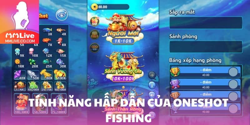 Oneshot Fishing – Sân Chơi Bắn Cá Đỉnh Cao Không Thể Bỏ Lỡ Ưu điểm trò chơi OneShot Fishing tại MMlive