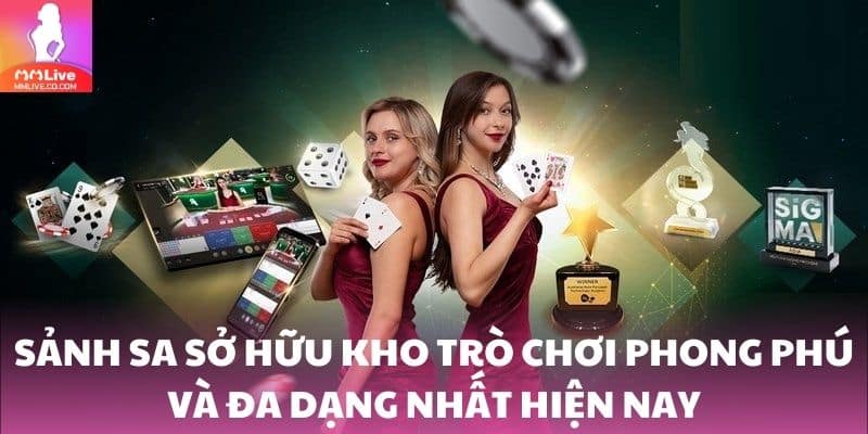 Sảnh SA – Sảnh Game Hiện Đại, Chuyên Nghiệp Hàng Đầu Sảnh SA sở hữu kho trò chơi phong phú và đa dạng nhất hiện nay